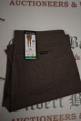 *DKNY Brown Herringbone Jeans Size: XL