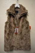 *Weatherproof Lady’s Taupe Faux ¾ Zip Gilet Size: M
