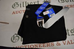 *David Bitton Lady’s Black High Rise Cargo Trousers Size: 14