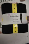 *Calvin Klein Gent’s Black Long Sleeve Jogger Set Size: S