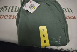 *Puma Light Green Joggers Size: S