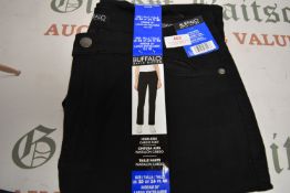 *David Bitton Lady’s Black High Rise Cargo Trousers Size: 14