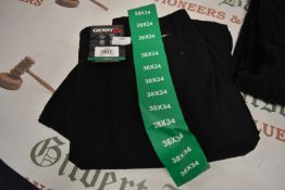 *Gerry Gent’s Black Venture Fleece Lined Trousers Size: 38x34