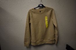 *Mondetta Lady’s Beige Fleece Sweatshirt Size: S