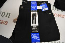 *David Bitton Lady’s Black High Rise Cargo Trousers Size: 14