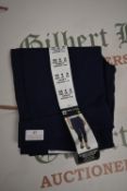 *Anne Klein Blue Tummy Control Sliming Trousers Size: S