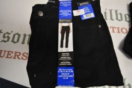 *David Bitton Lady’s Black High Rise Cargo Trousers Size: 14
