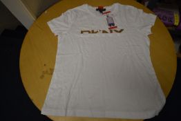 *DKNY White T-Shirt Size: M