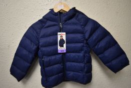 32 Degrees Heat Child’s Blue Puffer Jacket Size: 5-6 years