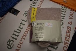 Jezzie’s Girl’s Biege Velour Lounge Set Size: S 5-6 years