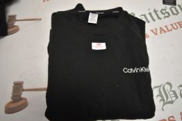 *Calvin Klein Gent’s Black Long Sleeve Jogger Set Size: XL