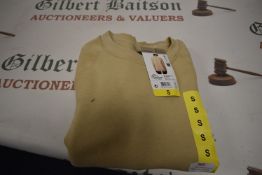*Mondetta Lady’s Light Beige Crewneck Sweatshirt Size: S