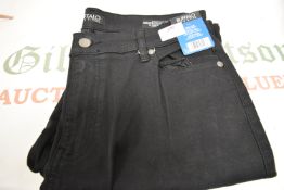 *David Bitton Lady’s Black High Rise Cargo Trousers Size: 14