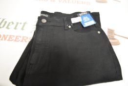 *David Bitton Lady’s Black High Rise Cargo Trousers Size: 14