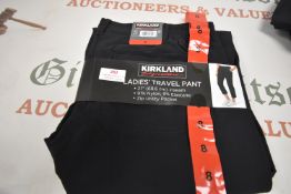 *Kirkland Lady’s Black Travel Trousers Size: 8