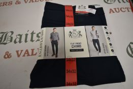 *English Laundry Gent’s Blue Flat Front Chinos Size: 34x32
