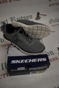 *Pair of Skechers Memory Foam Grey Trainers Size: 7