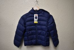 32 Degrees Heat Child’s Blue Puffer Jacket Size: 7-8 years