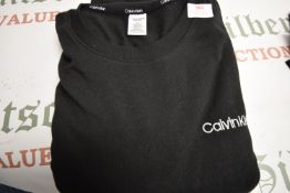 *Calvin Klein Gent’s Black Long Sleeve Jogger Set Size: L