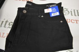 *David Bitton Lady’s Black High Rise Cargo Trousers Size: 14