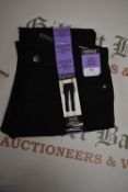 *Buffalo Lady’s Black Chino Cargo Trousers Size: 8
