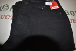 *David Bitton Lady’s Black High Rise Cargo Trousers Size: 12