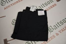 *Mondetta Black Lined Cargo Trousers Size: 12
