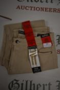 *Buffalo Lady’s Beige Chino Cargo Trousers Size: 10