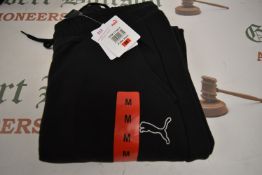 *Puma Black Joggers Size: M