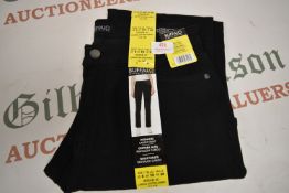 *David Bitton Lady’s Black High Rise Cargo Trousers Size: 10