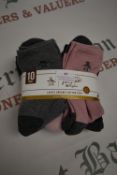 *10pk of Lady’s Organic Cotton Socks Size: 4-8