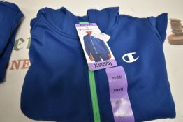 Champion Child’s Blue Hoodie Size: 5-6 years