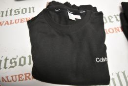 *Calvin Klein Gent’s Black Long Sleeve Jogger Set Size: XL