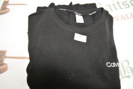 *Calvin Klein Gent’s Black Long Sleeve Jogger Set Size: L
