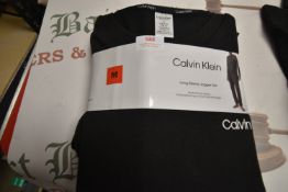 *Calvin Klein Gent’s Black Long Sleeve Jogger Set Size: M