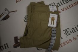 *Mondetta Beige Lined Cargo Trousers Size: 12