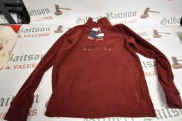 *Nautica Lady’s Maroon Fleece ¼ Zip Top Size: M