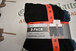 *Jachs Gent’s Lounge Shorts 2pk Size: M