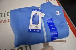 Champion Child’s Light Blue Hoodie Size: 11-12 years