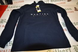 *Nautica Lady’s Navy Blue Fleece ¼ Zip Top Size: S