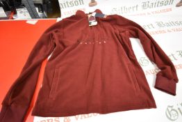 *Nautica Lady’s Maroon Fleece ¼ Zip Top Size: S