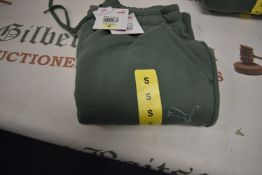 *Puma Light Green Joggers Size: S