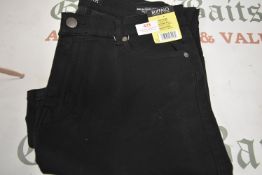 *David Bitton Lady’s Black High Rise Cargo Trousers Size: 10