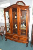 Mahogany Display Cabinet