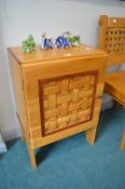 Handmade Light Oak Cabinet