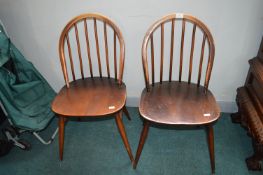 Pair of Ercol Bentwood Chairs