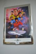 Destination Star Trek Framed Poster