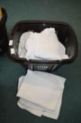 Basket of White Towels
