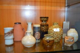 Small Studio Glass Vases and Pots