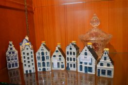 KLM Boules Dutch Gin Bottles, and a Vintage Covere